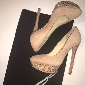 Brian Atwood Swarovski Heels SIZE6